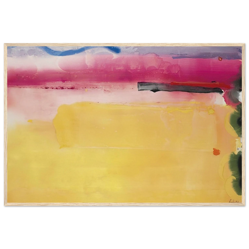 Black-Eyed Susan - 1988 Framed Poster | Helen Frankenthaler Framed Prints Wall Art | Frankenthaler Helen