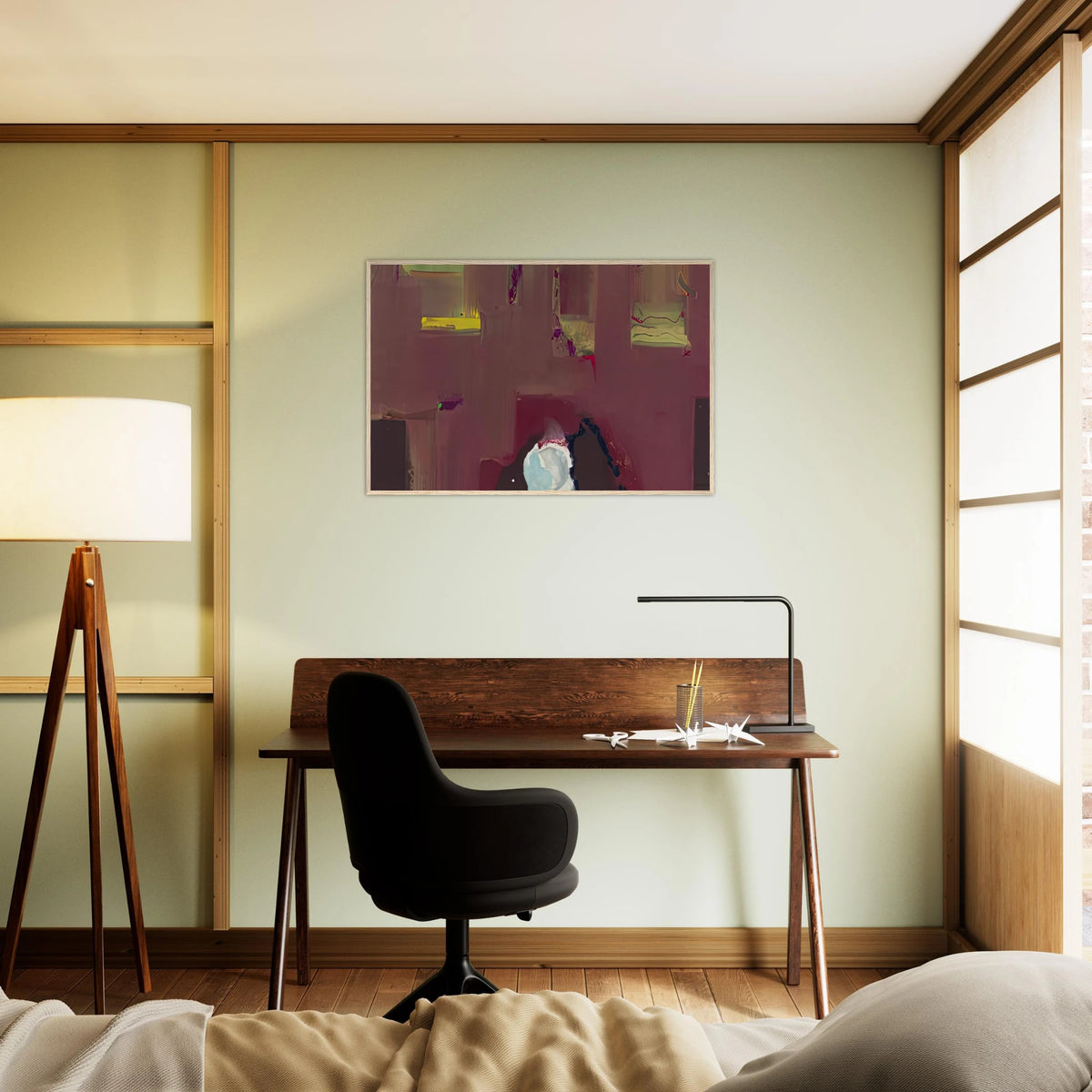 Yin Yang, 1990- Framed Poster | Helen Frankenthaler Framed Prints Wall Art | Frankenthaler Helen
