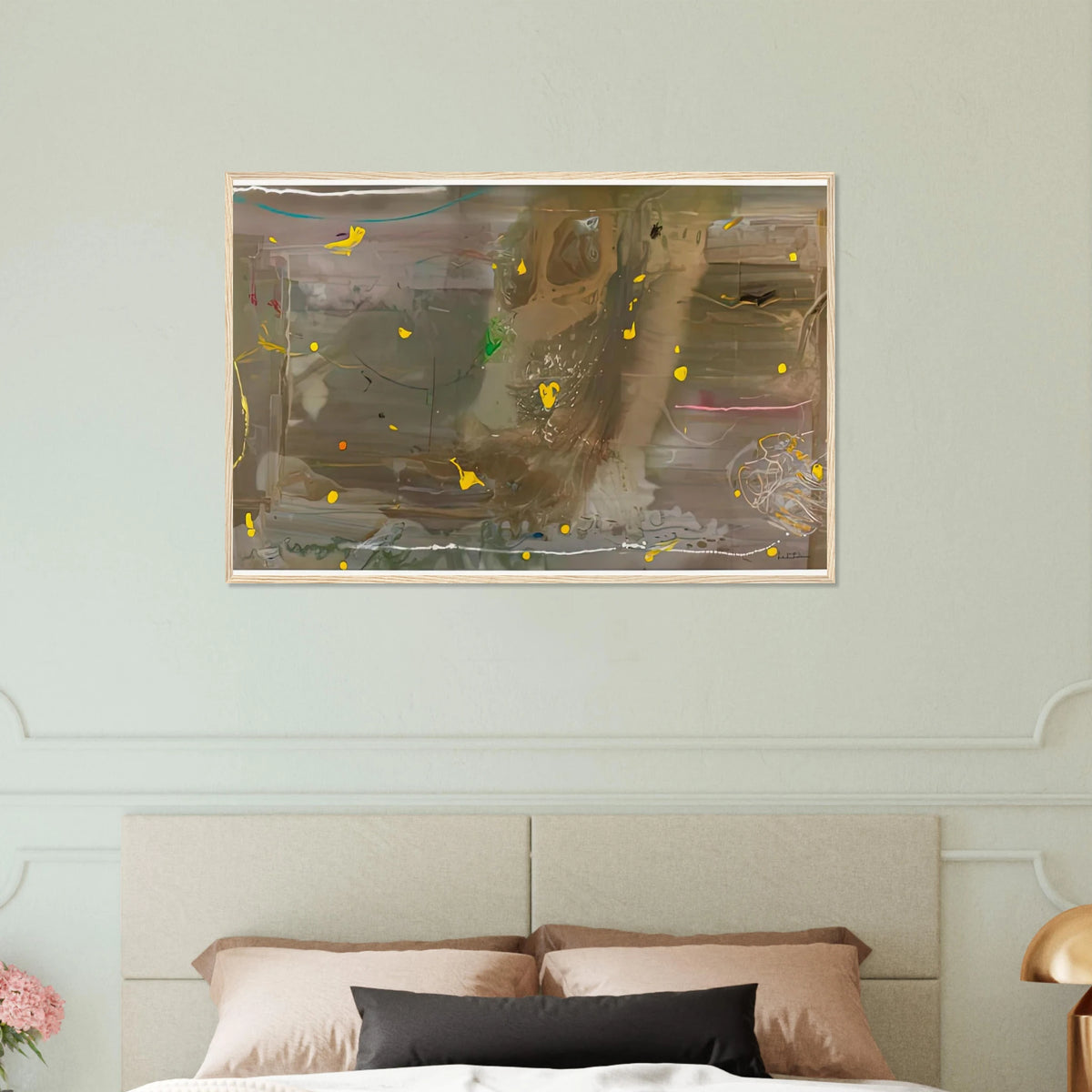 Halley’s Comet, 1985- Framed Poster | Helen Frankenthaler Framed Prints Wall Art | Frankenthaler Helen