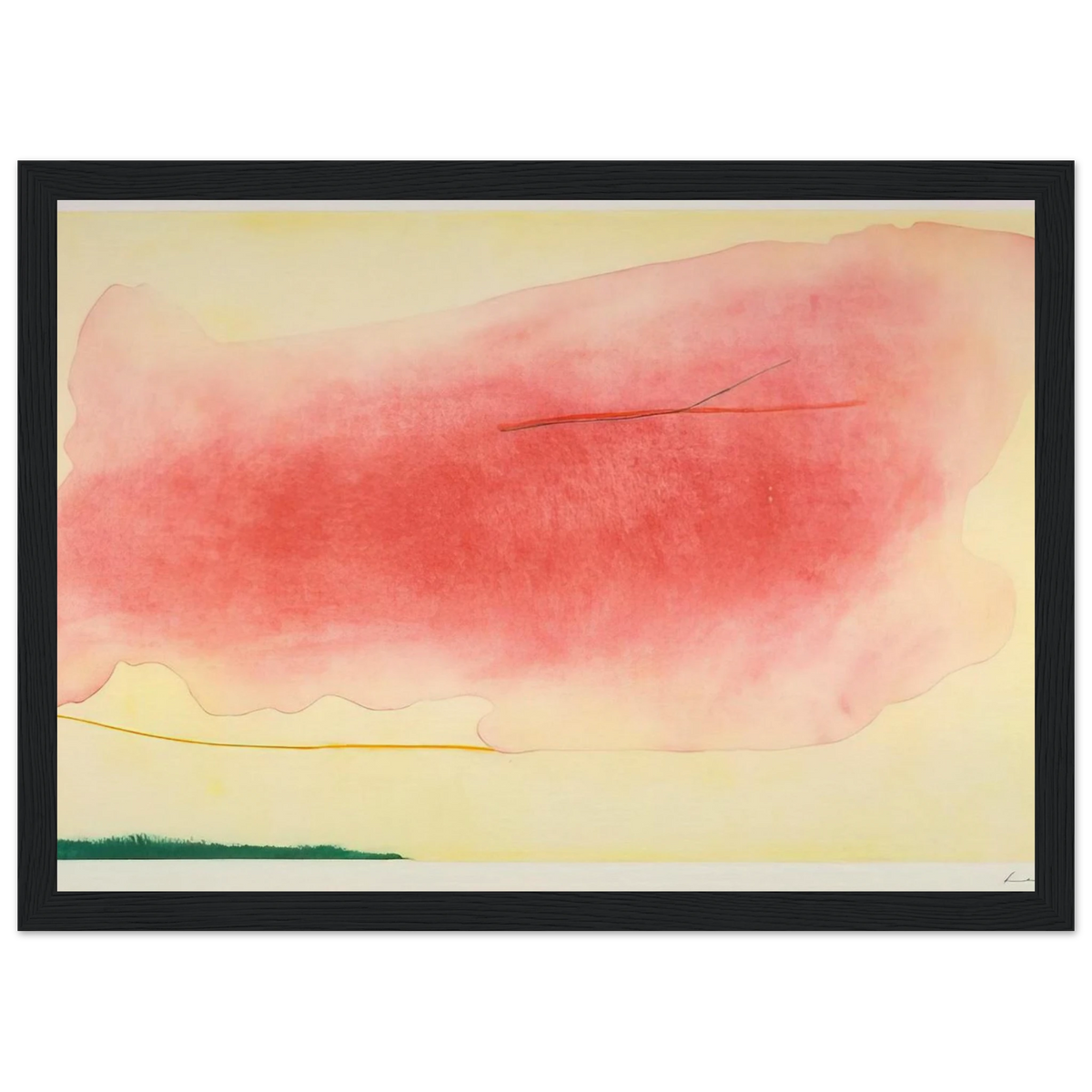 Nepenthe - 1972 Framed Poster | Helen Frankenthaler Framed Prints Wall Art | Frankenthaler Helen