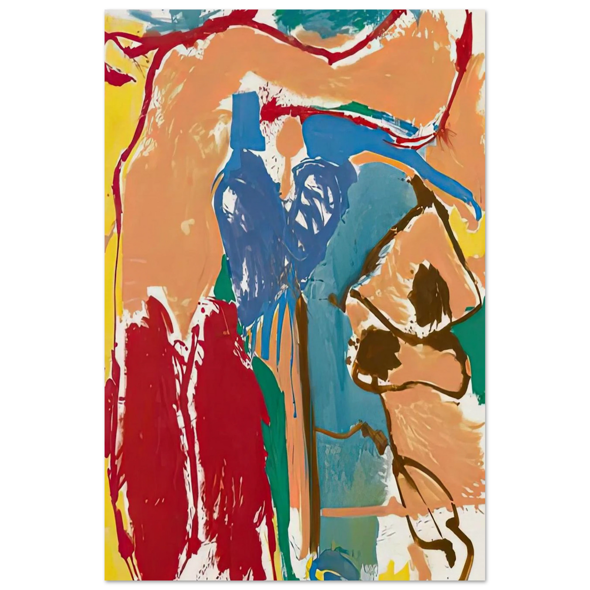 Mediterranean Thoughts, 1960- Poster | Helen Frankenthaler Poster | Frankenthaler Helen