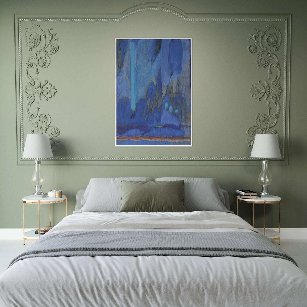 Tales of Genji III - 1998 Framed Poster | Helen Frankenthaler Framed Prints Wall Art | Frankenthaler Helen