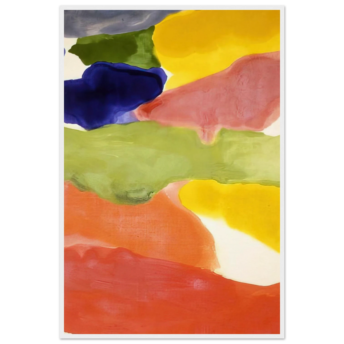Tutti-Fruitti - 1966 Framed Poster | Helen Frankenthaler Framed Prints Wall Art | Frankenthaler Helen