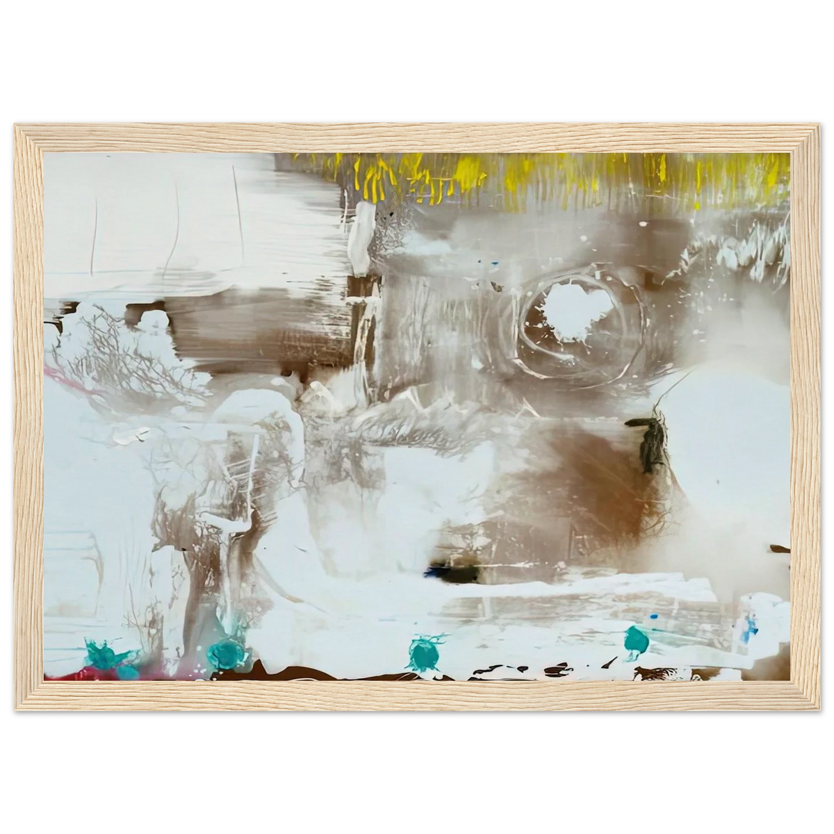 Arctic Thaw, 1990- Framed Poster | Helen Frankenthaler Framed Prints Wall Art | Frankenthaler Helen