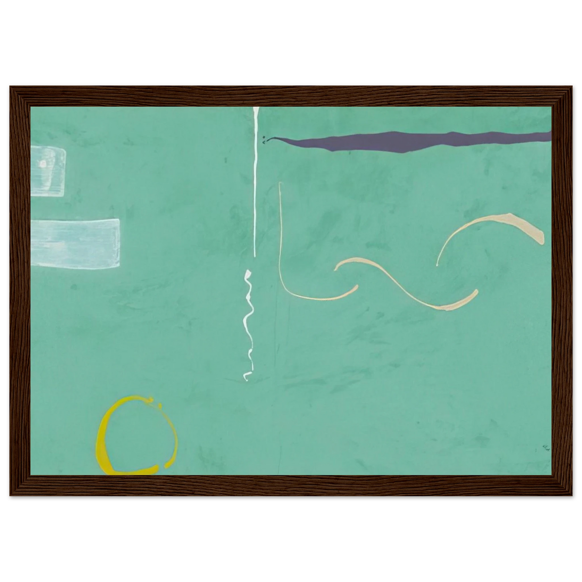 Tahiti - 1989 Framed Poster | Helen Frankenthaler Framed Prints Wall Art | Frankenthaler Helen