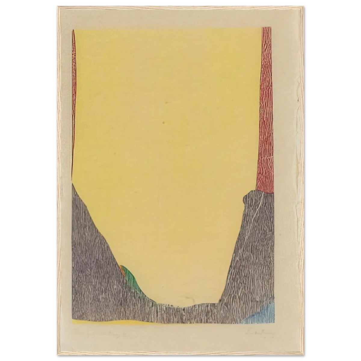East and Beyond - 1973 Framed Poster | Helen Frankenthaler Framed Prints Wall Art | Frankenthaler Helen