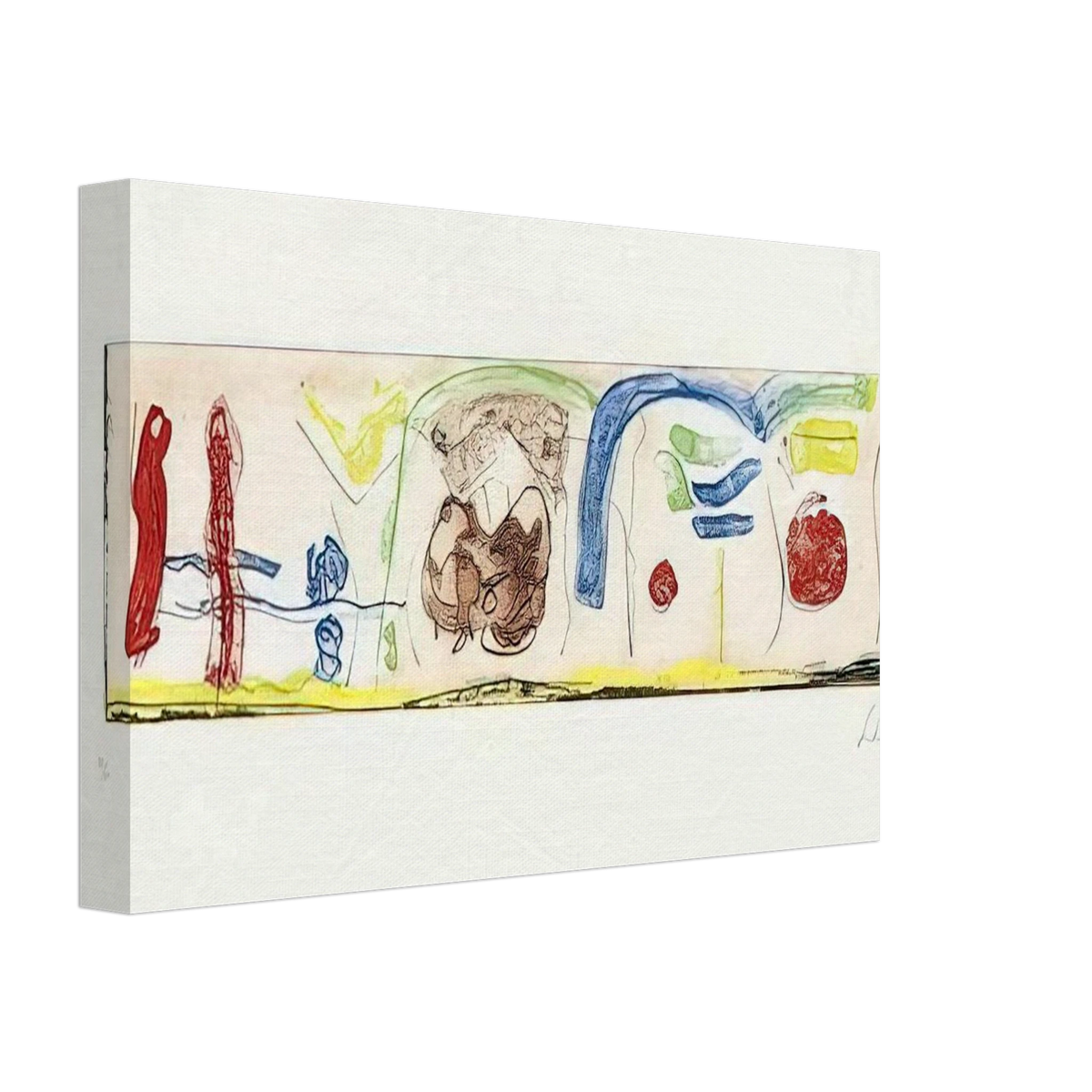 Bridges - 1996 Canvas | Helen Frankenthaler Canvas | Frankenthaler Helen