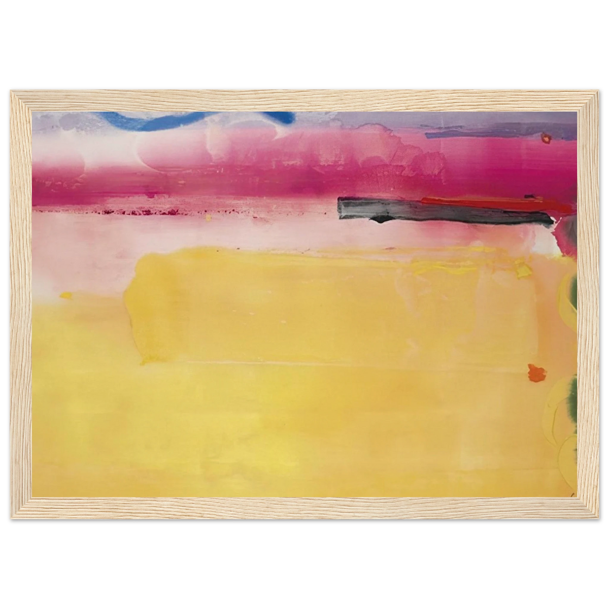 Black-Eyed Susan - 1988 Framed Poster | Helen Frankenthaler Framed Prints Wall Art | Frankenthaler Helen