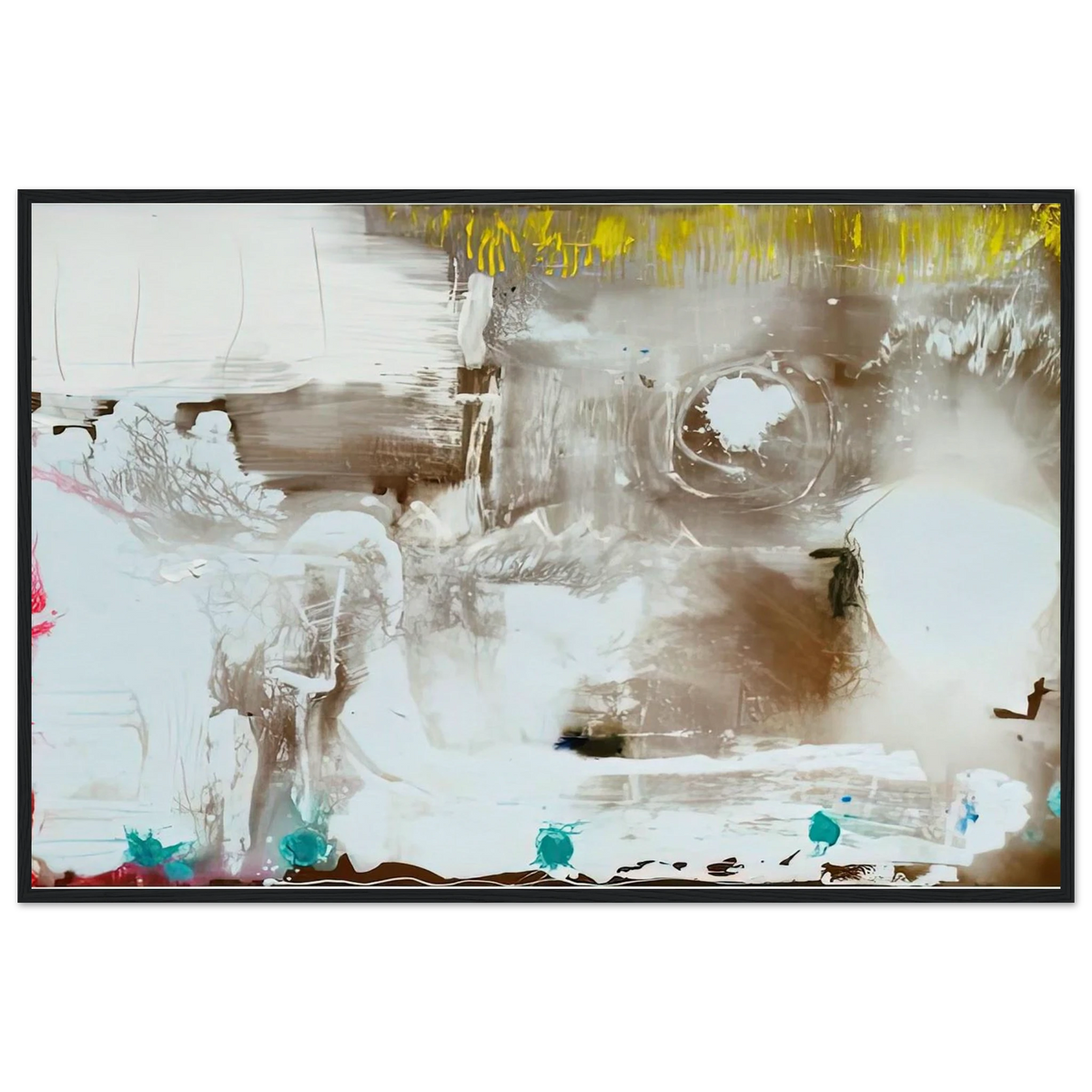 Arctic Thaw, 1990- Framed Poster | Helen Frankenthaler Framed Prints Wall Art | Frankenthaler Helen