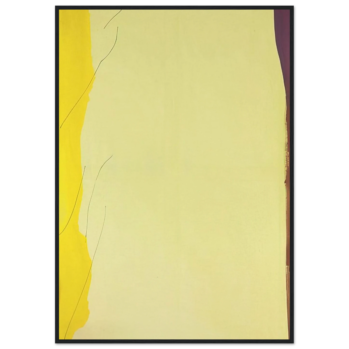 Distillation - 1973 Framed Poster | Helen Frankenthaler Framed Prints Wall Art | Frankenthaler Helen