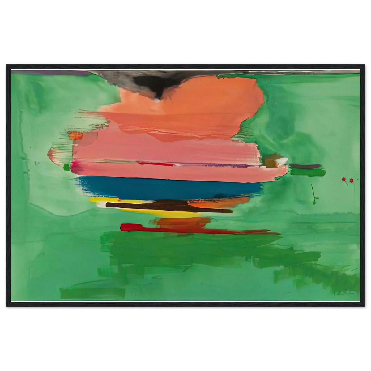 Untitled, 1973- Framed Poster | Helen Frankenthaler Framed Prints Wall Art | Frankenthaler Helen
