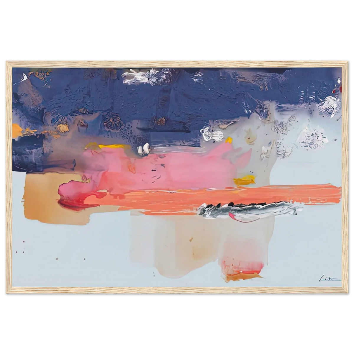 Western Roadmap, 1991- Framed Poster | Helen Frankenthaler Framed Prints Wall Art | Frankenthaler Helen
