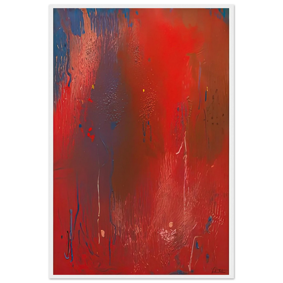 Warrior, 1991- Framed Poster | Helen Frankenthaler Framed Prints Wall Art | Frankenthaler Helen