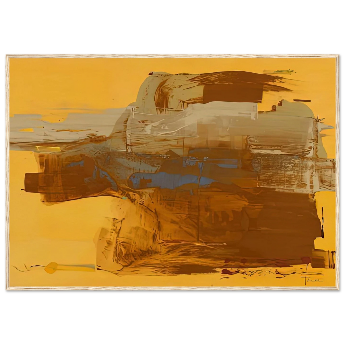 Mineral Kingdom, 1976- Framed Poster | Helen Frankenthaler Framed Prints Wall Art | Frankenthaler Helen