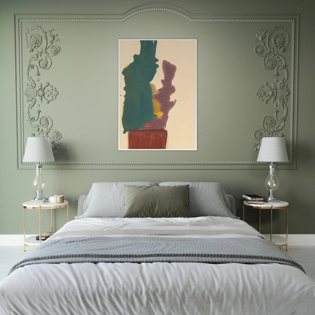 Evil Spirit, 1963- Framed Poster | Helen Frankenthaler Framed Prints Wall Art | Frankenthaler Helen