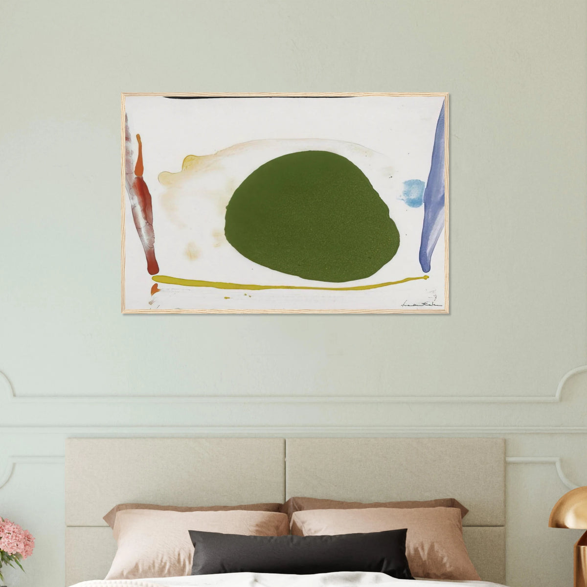 Thanksgiving Day - 1973 Framed Poster | Helen Frankenthaler Framed Prints Wall Art | Frankenthaler Helen