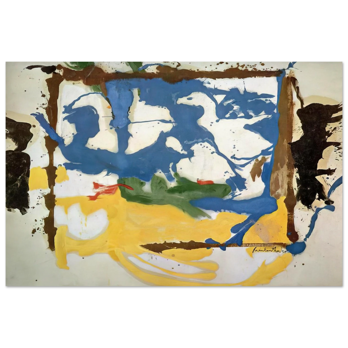 Swan Lake #2 - 1961 Poster | Helen Frankenthaler Poster | Frankenthaler Helen