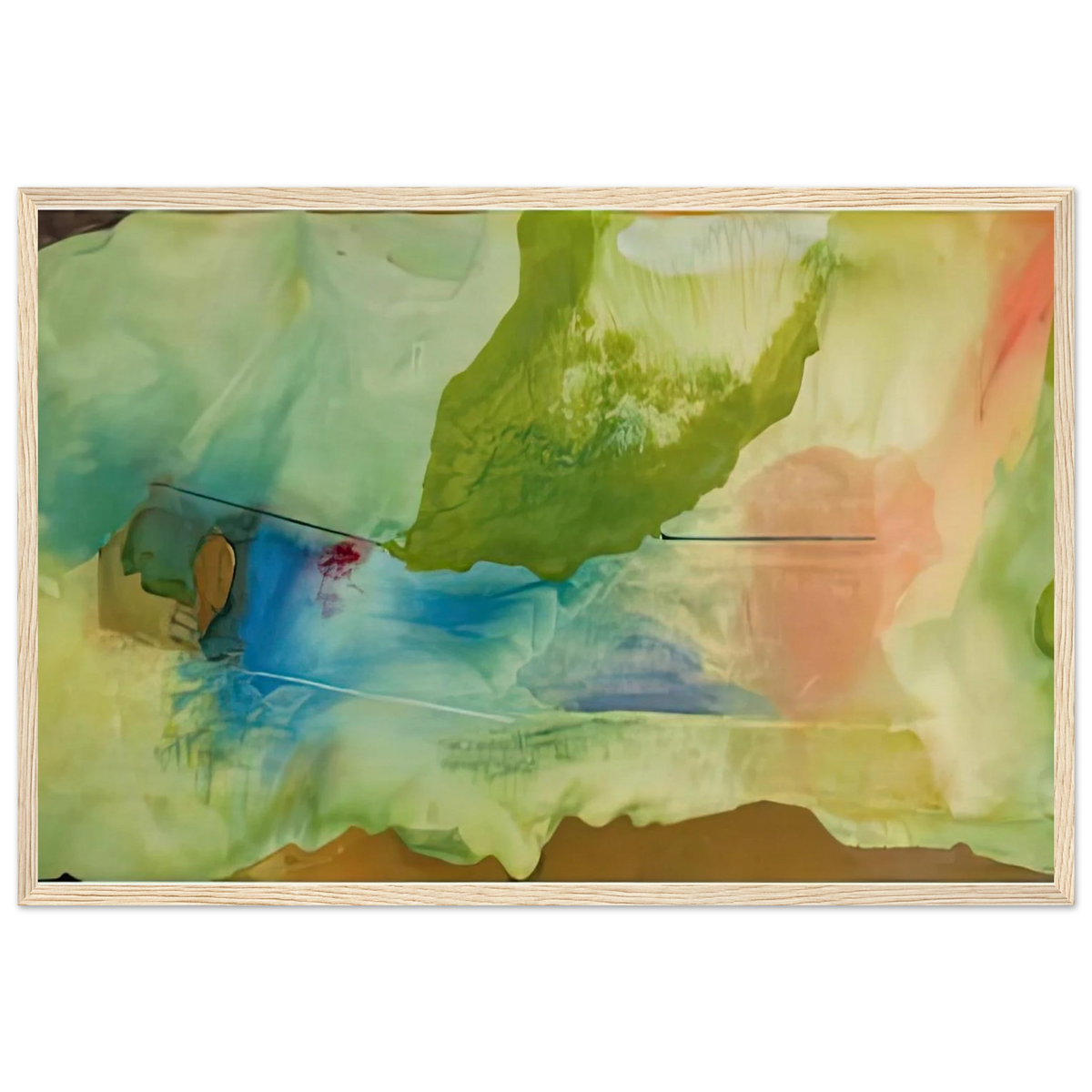 Hint from Bassano, 1973- Framed Poster | Helen Frankenthaler Framed Prints Wall Art | Frankenthaler Helen