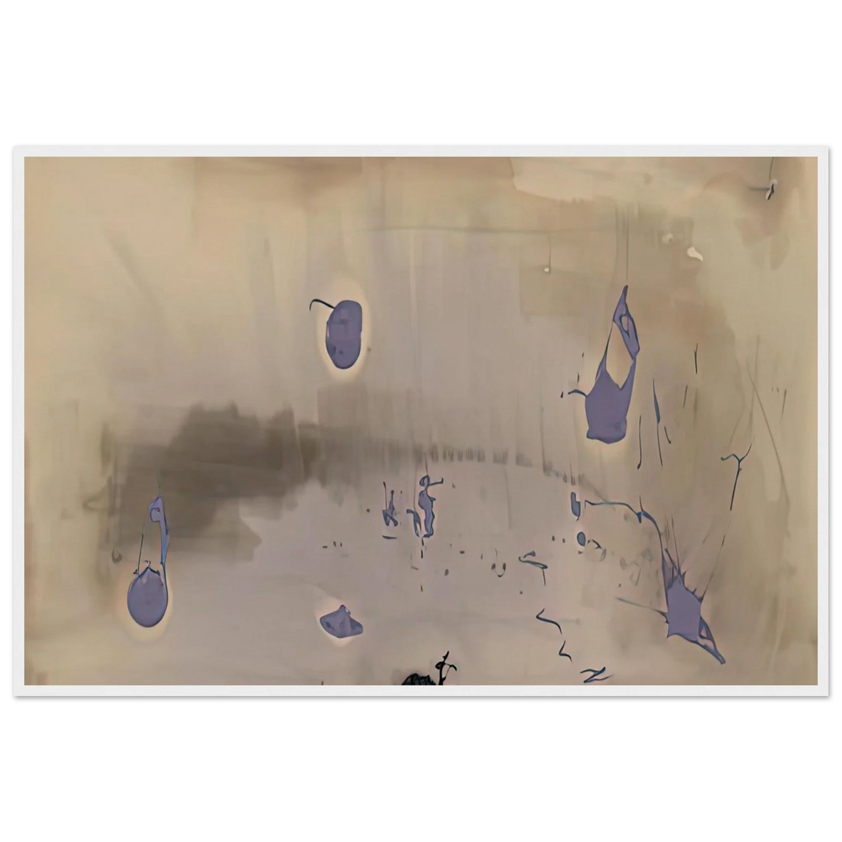 Sacrifice Decision, 1981- Framed Poster | Helen Frankenthaler Framed Prints Wall Art | Frankenthaler Helen