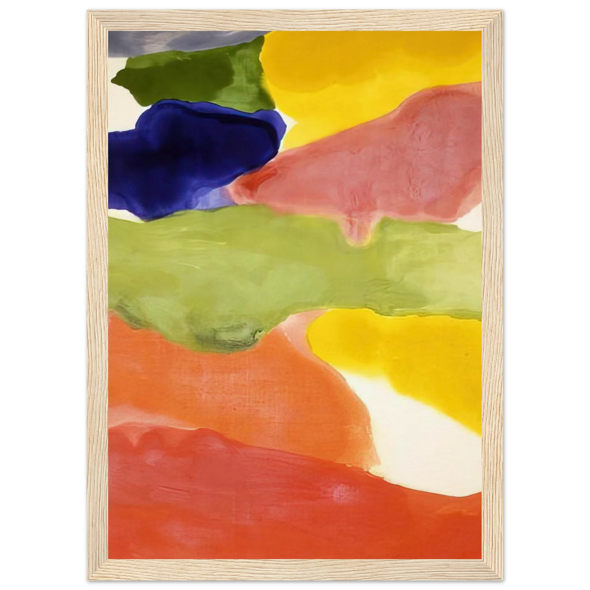 Tutti-Fruitti - 1966 Framed Poster | Helen Frankenthaler Framed Prints Wall Art | Frankenthaler Helen
