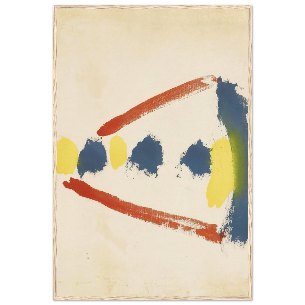 Untitled - 1965 Framed Poster | Helen Frankenthaler Framed Prints Wall Art | Frankenthaler Helen