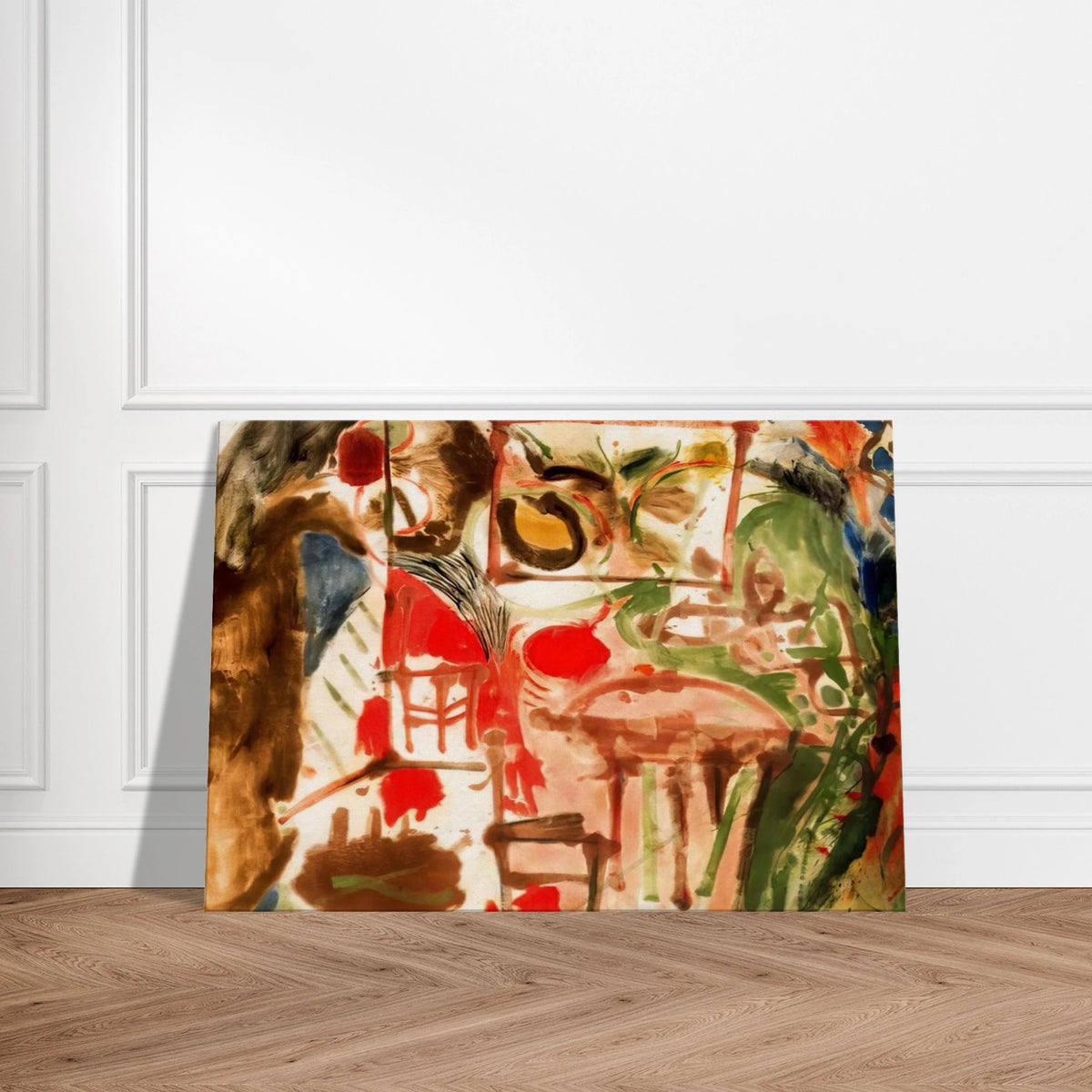 Interior - 1957 Canvas | Helen Frankenthaler Canvas | Frankenthaler Helen