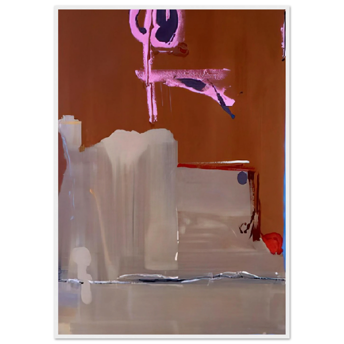 Captain s Watch - 1986 Framed Poster | Helen Frankenthaler Framed Prints Wall Art | Frankenthaler Helen