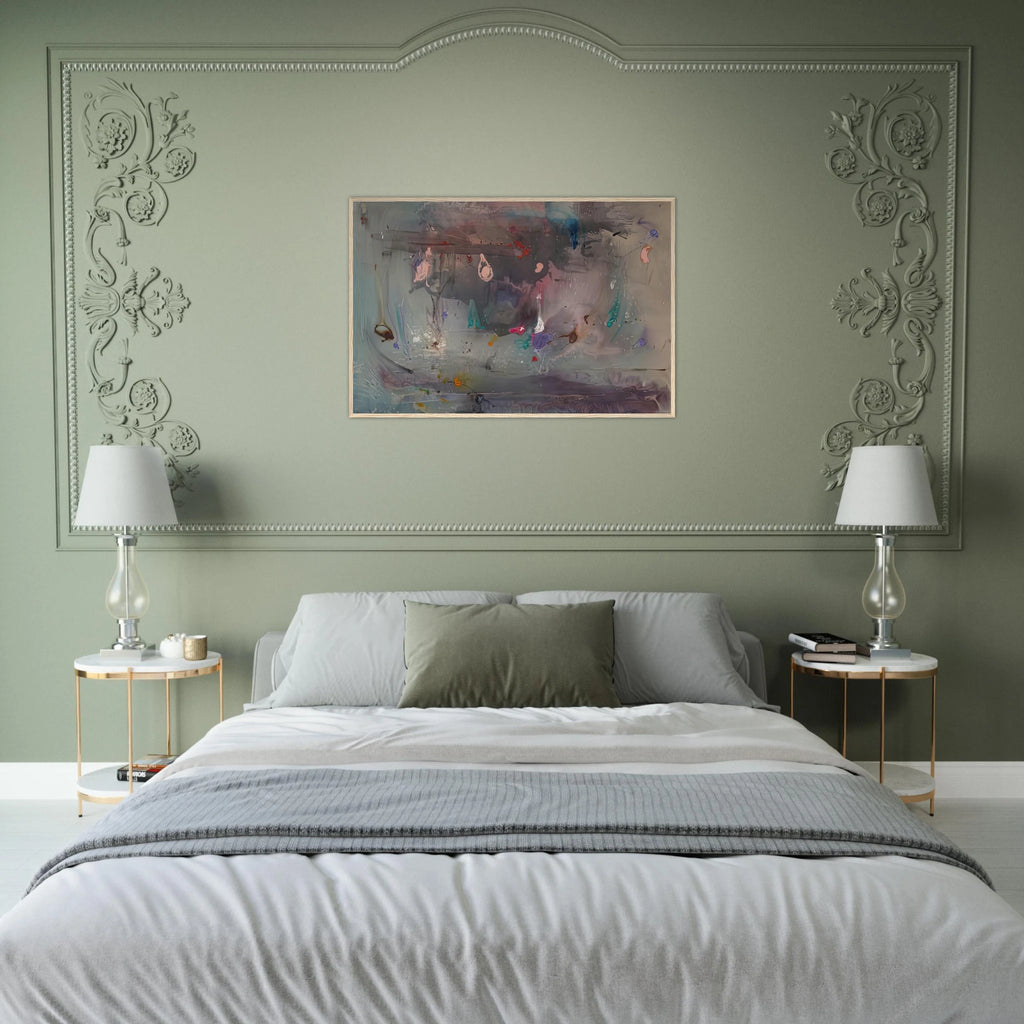 Grey Fireworks, 1982- Framed Poster | Helen Frankenthaler Framed Prints Wall Art | Frankenthaler Helen