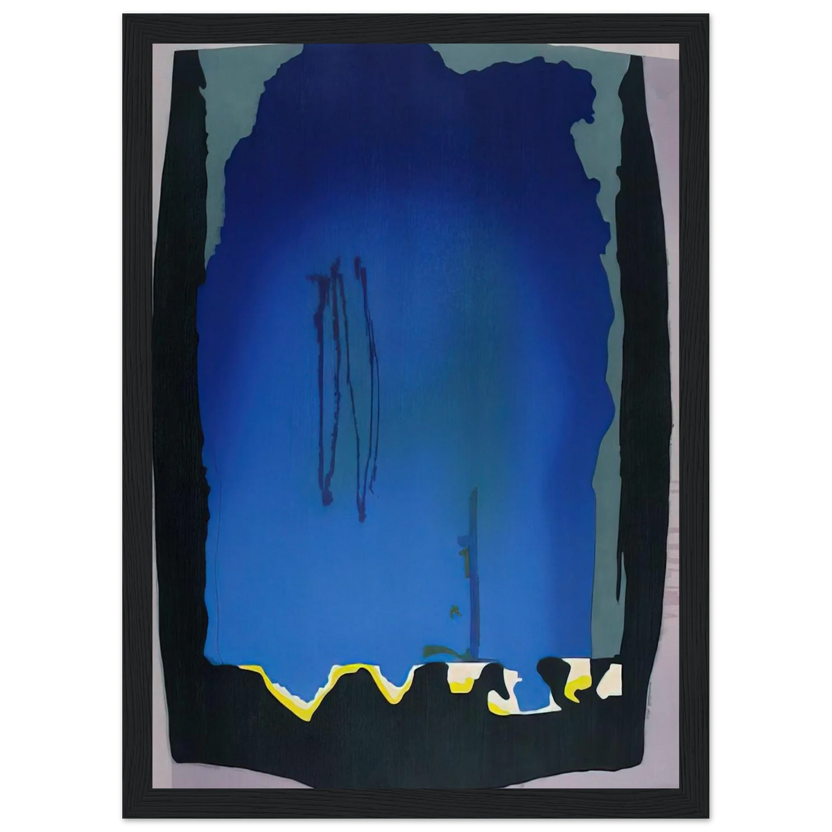 Freefall - 1992 Framed Poster | Helen Frankenthaler Framed Prints Wall Art | Frankenthaler Helen