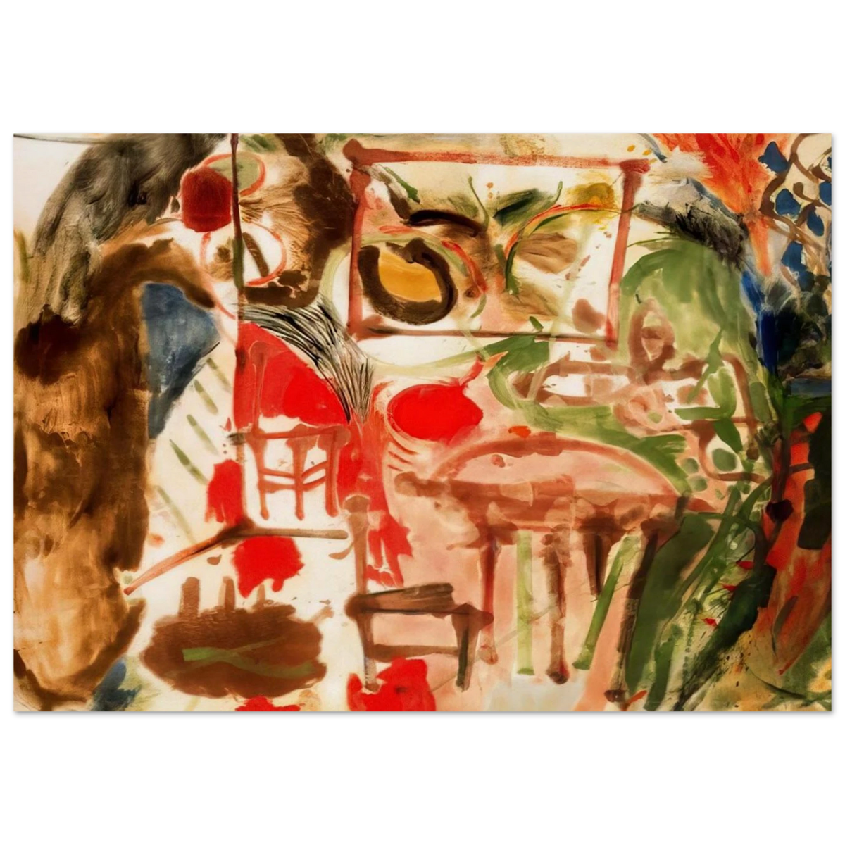 Interior - 1957 Poster | Helen Frankenthaler Poster | Frankenthaler Helen