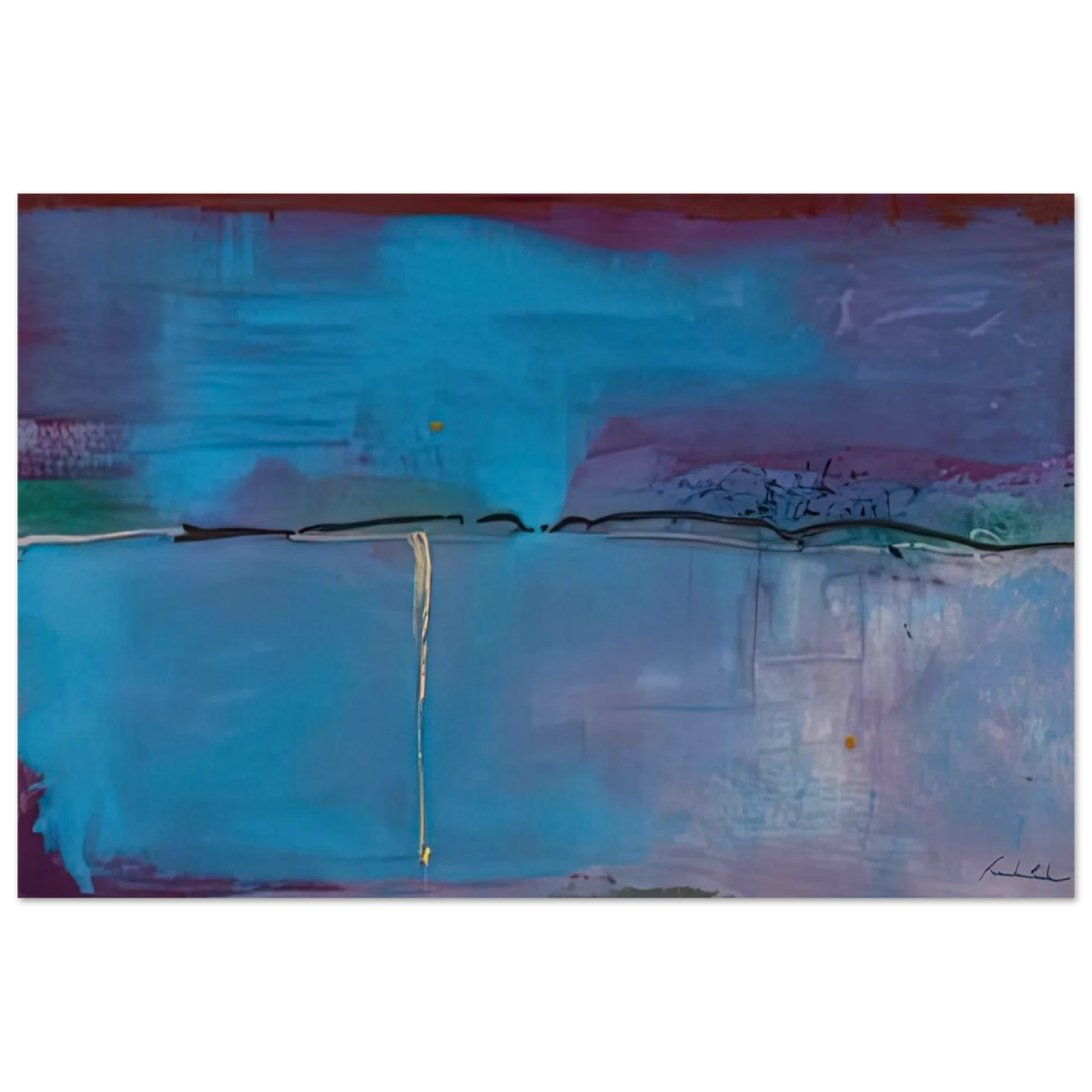Zone Blue, 1994- Poster | Helen Frankenthaler Poster | Frankenthaler Helen