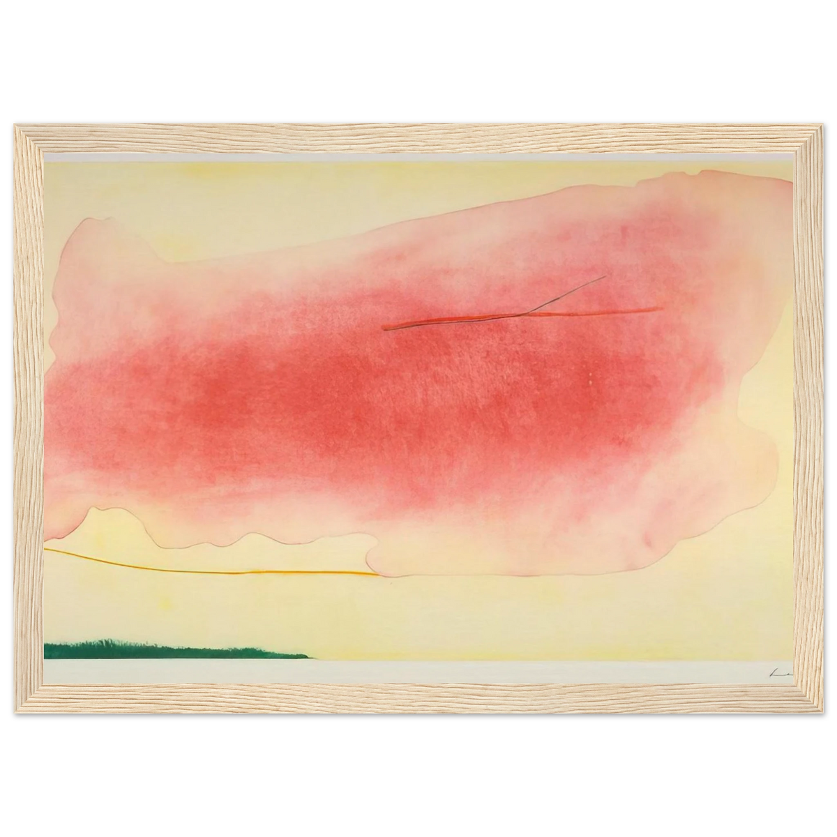 Nepenthe - 1972 Framed Poster | Helen Frankenthaler Framed Prints Wall Art | Frankenthaler Helen