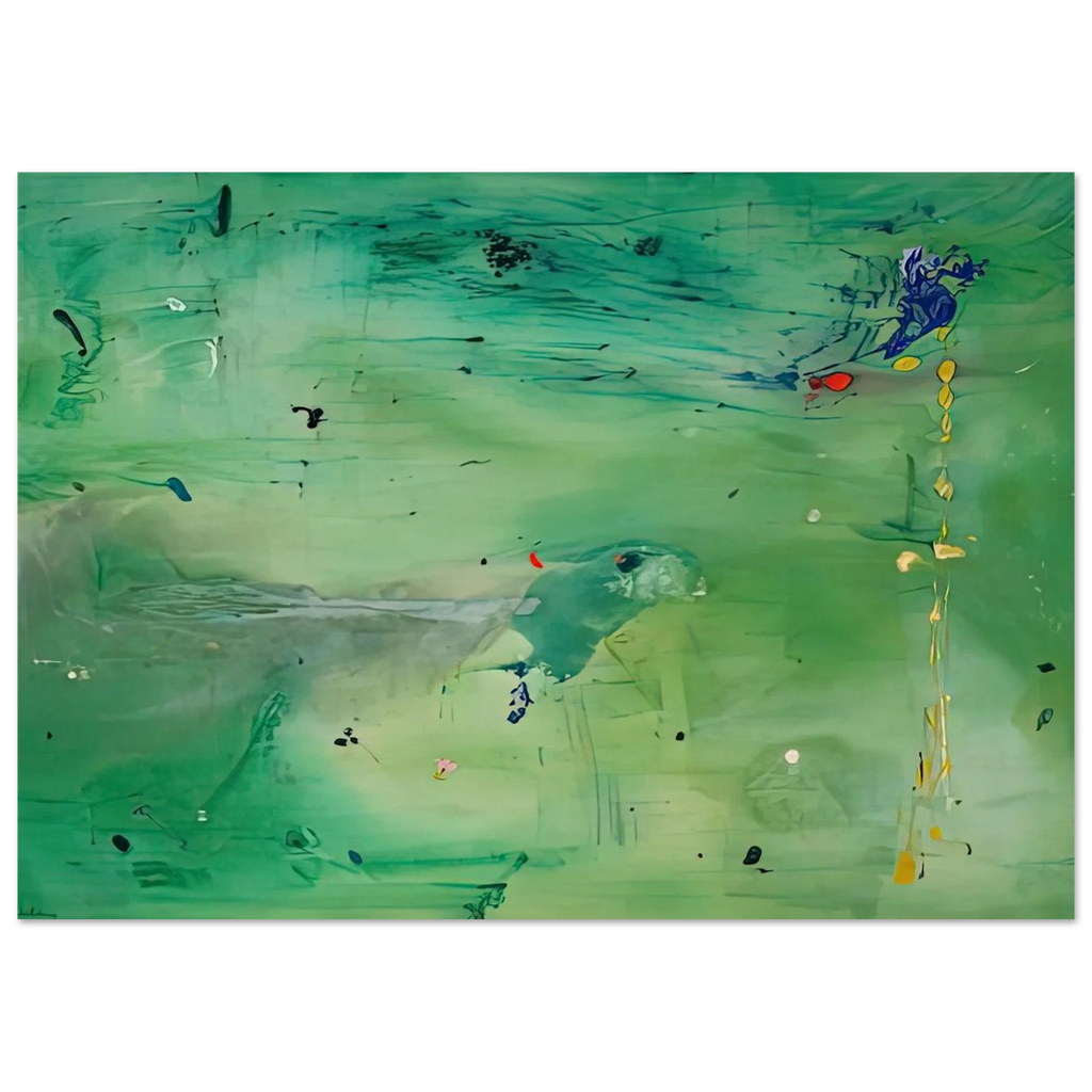A Green Thought in a Green Shade, 1981- Poster | Helen Frankenthaler Poster | Frankenthaler Helen