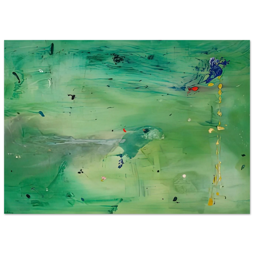 A Green Thought in a Green Shade, 1981- Poster | Helen Frankenthaler Poster | Frankenthaler Helen