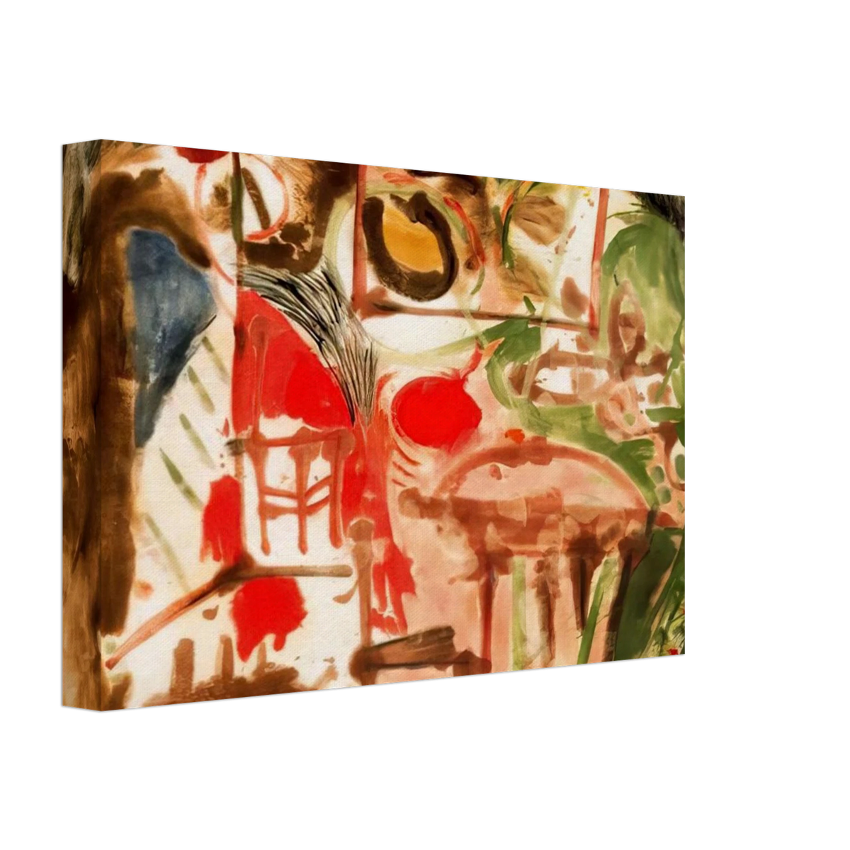 Interior - 1957 Canvas | Helen Frankenthaler Canvas | Frankenthaler Helen