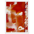 Seeing the Moon on a Hot Summer Day - 1987 Framed Poster | Helen Frankenthaler Framed Prints Wall Art | Frankenthaler Helen