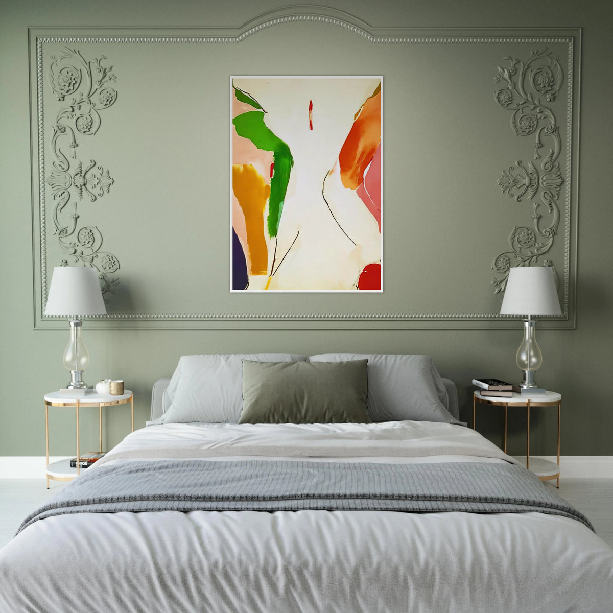 Living Edge - 1973 Framed Poster | Helen Frankenthaler Framed Prints Wall Art | Frankenthaler Helen