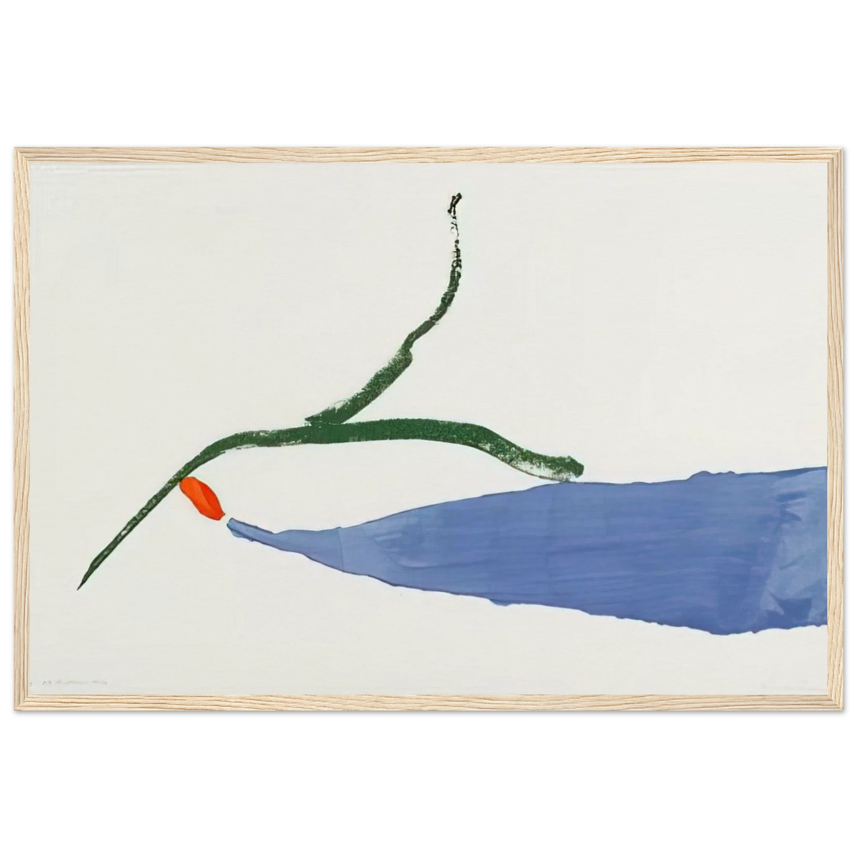 A Little Zen - 1970 Framed Poster | Helen Frankenthaler Framed Prints Wall Art | Frankenthaler Helen