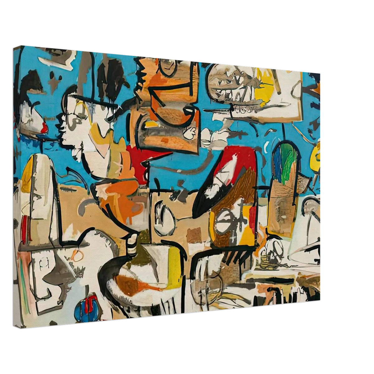 Untitled, 1951- Canvas | Helen Frankenthaler Canvas | Frankenthaler Helen