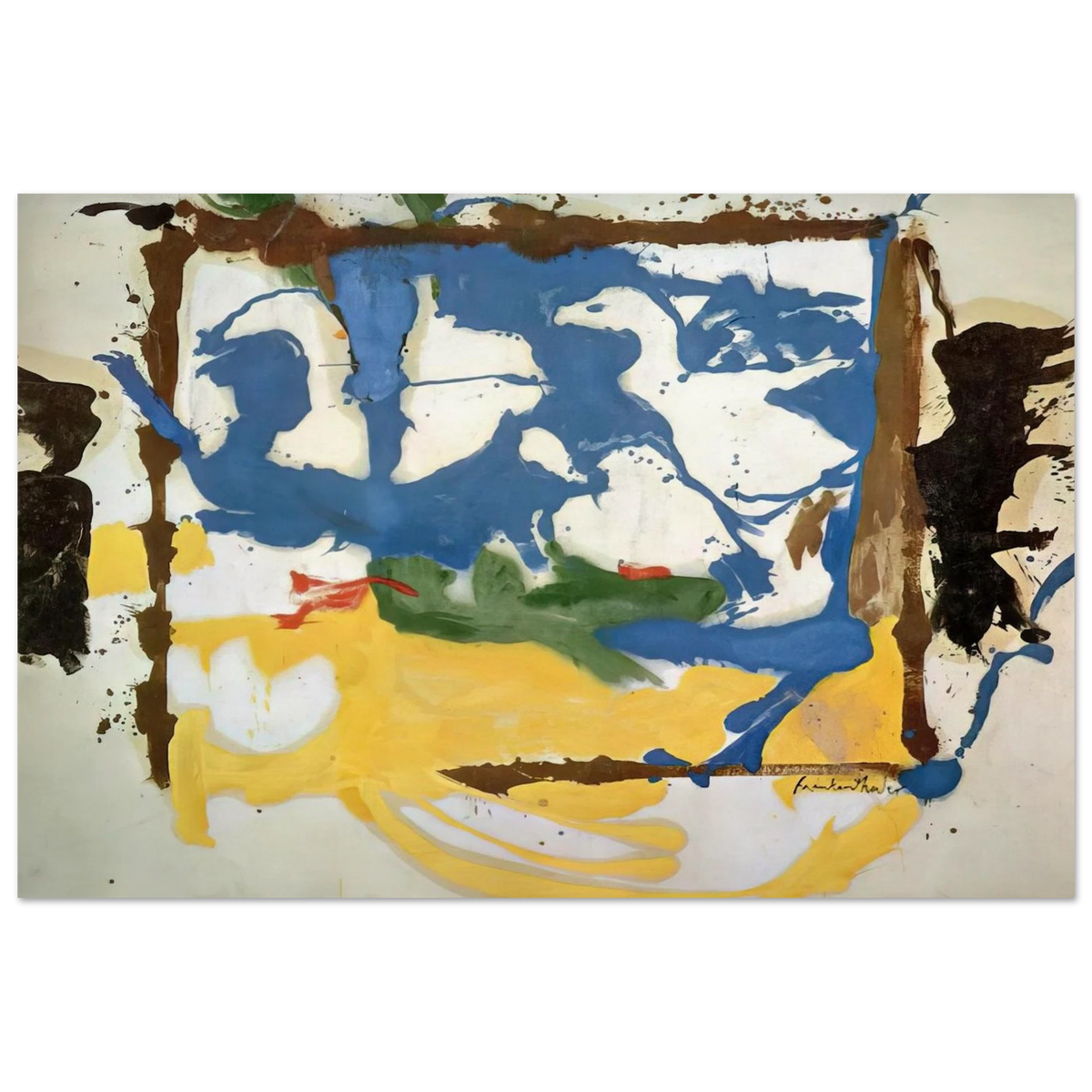 Swan Lake #2 - 1961 Poster | Helen Frankenthaler Poster | Frankenthaler Helen