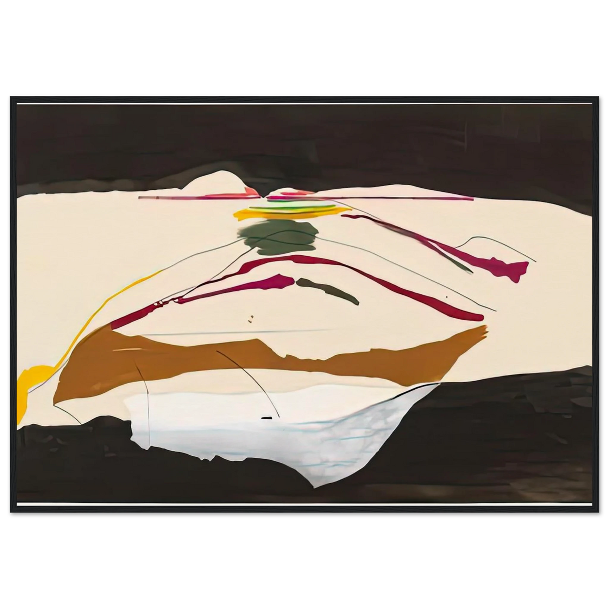 New Paths, 1973- Framed Poster | Helen Frankenthaler Framed Prints Wall Art | Frankenthaler Helen