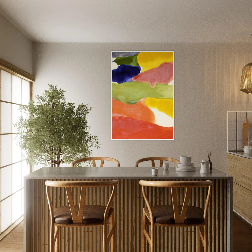 Tutti-Fruitti - 1966 Framed Poster | Helen Frankenthaler Framed Prints Wall Art | Frankenthaler Helen