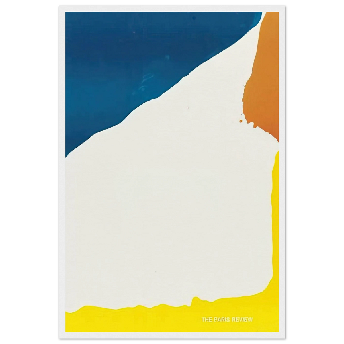 Paris Review - 1966 Framed Poster | Helen Frankenthaler Framed Prints Wall Art | Frankenthaler Helen