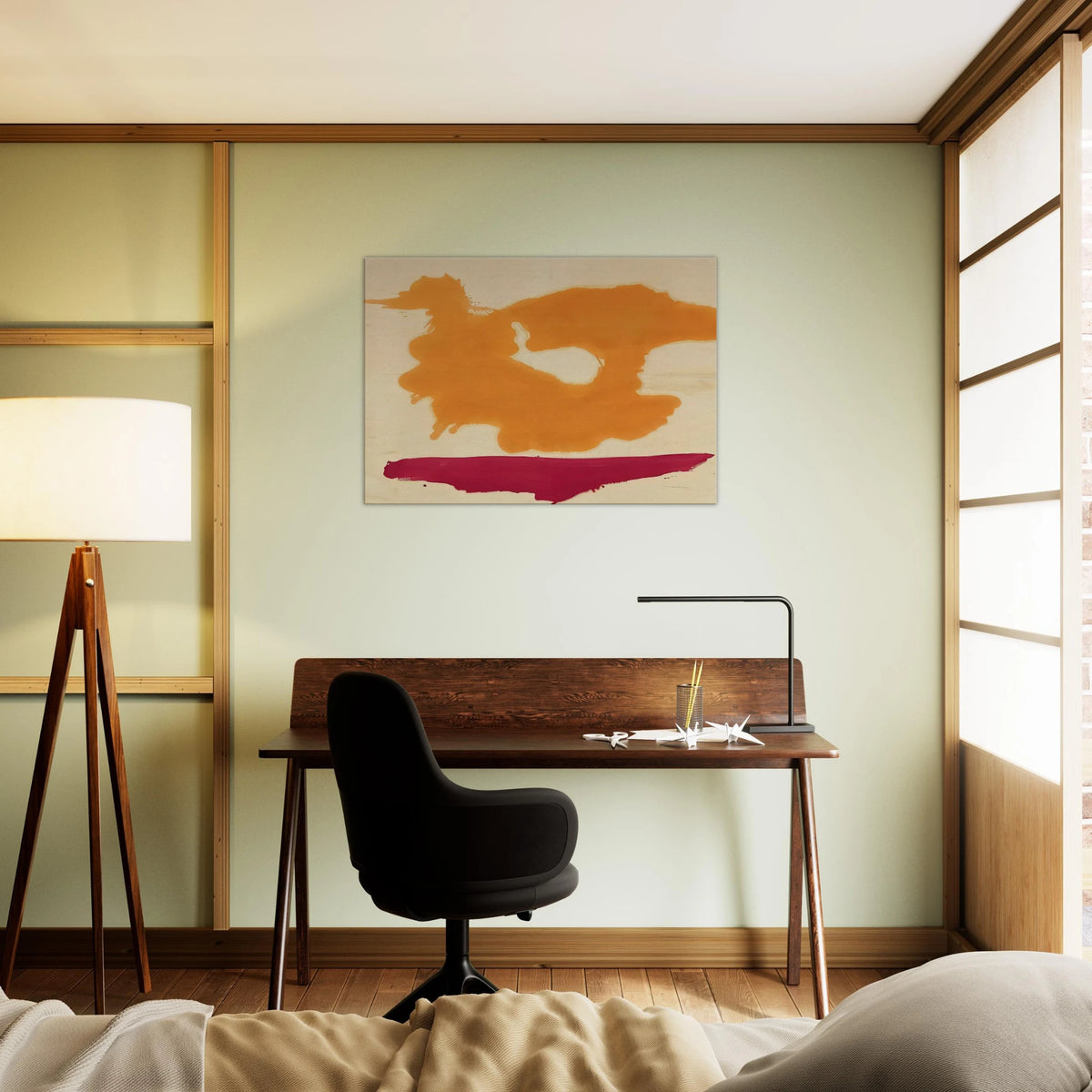 Only Orange - 1963 Canvas | Helen Frankenthaler Canvas | Frankenthaler Helen