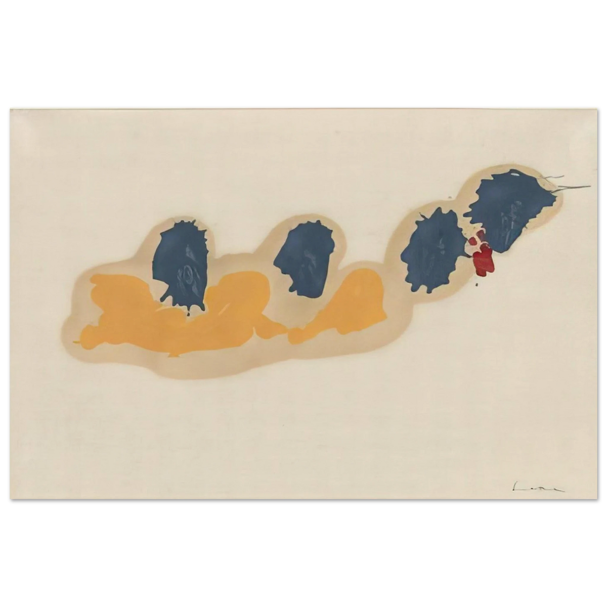 April IV - 1960 Poster | Helen Frankenthaler Poster | Frankenthaler Helen