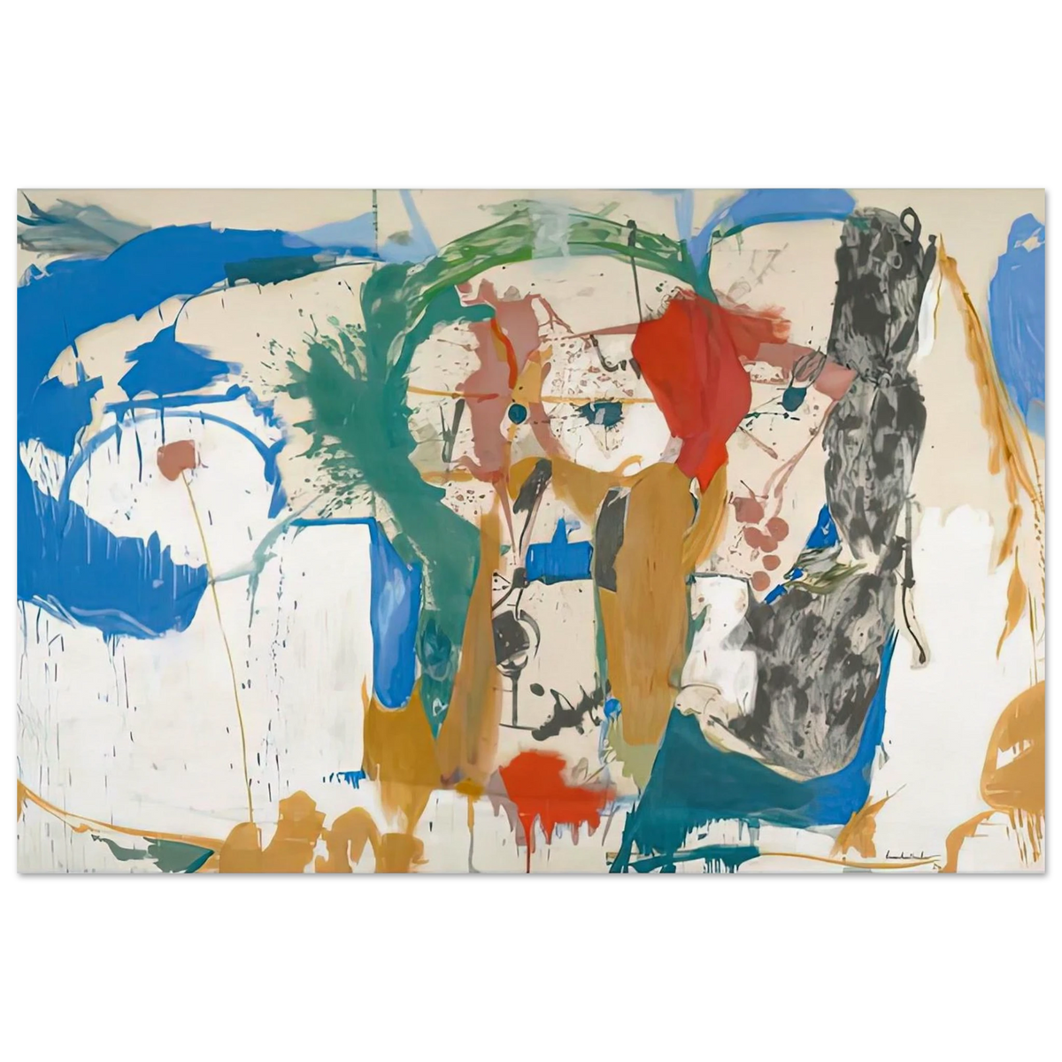 Madridscape, 1959- Poster | Helen Frankenthaler Poster | Frankenthaler Helen