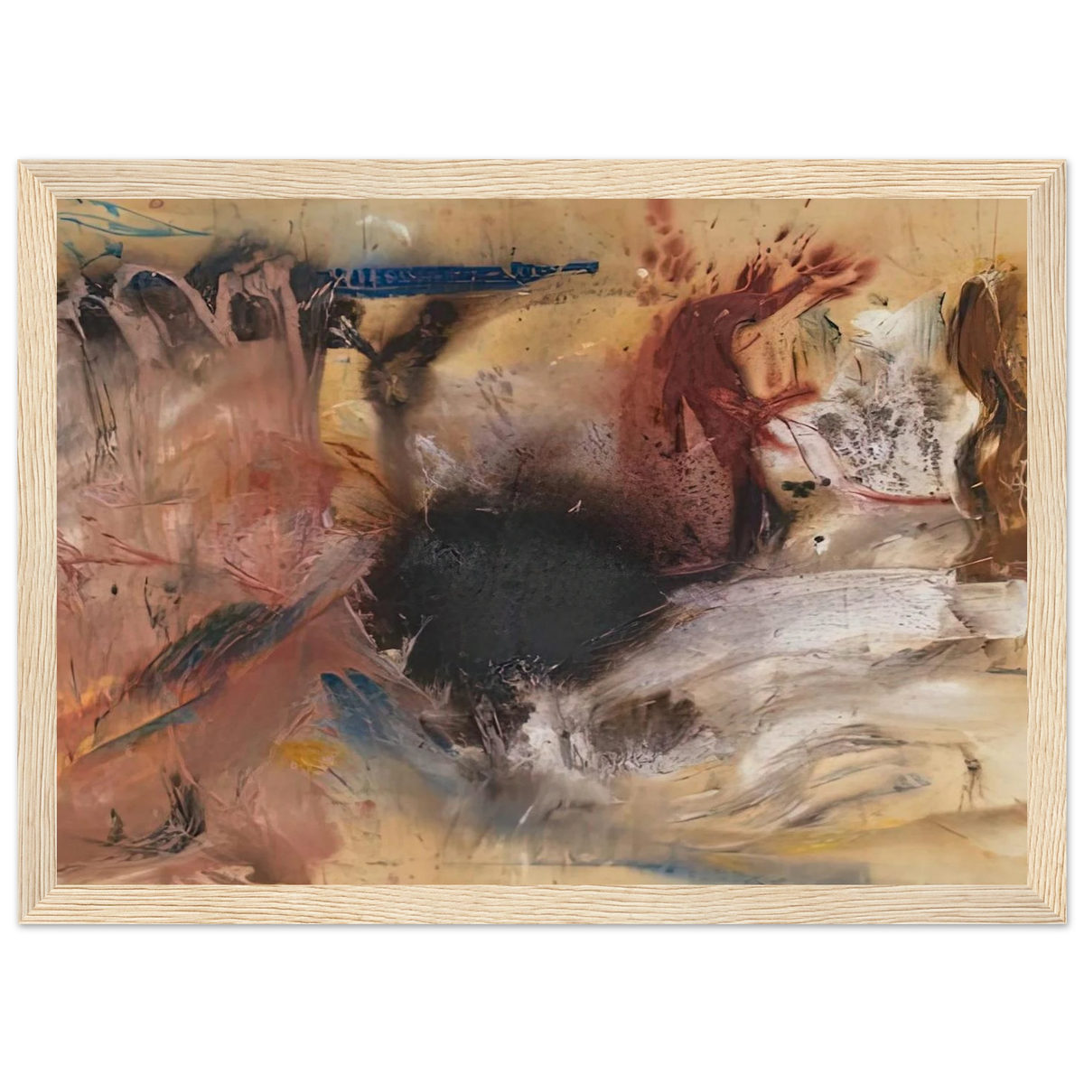 Sun Spot, 1954- Framed Poster | Helen Frankenthaler Framed Prints Wall Art | Frankenthaler Helen