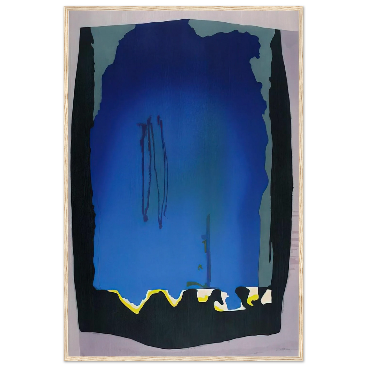 Freefall - 1992 Framed Poster | Helen Frankenthaler Framed Prints Wall Art | Frankenthaler Helen