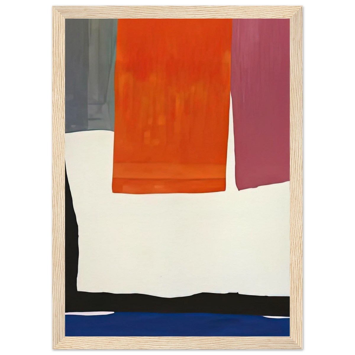 The Human Edge, 1967- Framed Poster | Helen Frankenthaler Framed Prints Wall Art | Frankenthaler Helen