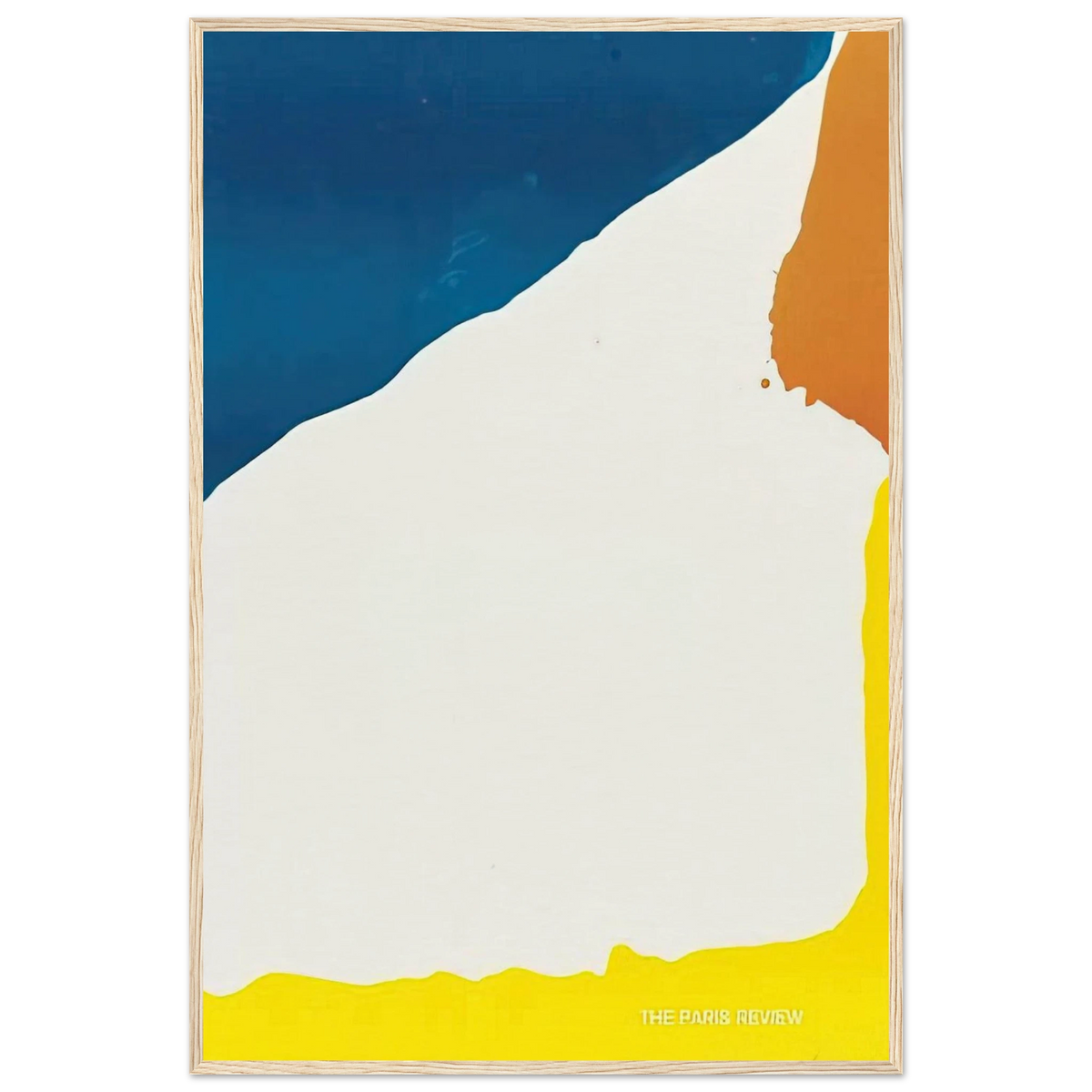 Paris Review - 1966 Framed Poster | Helen Frankenthaler Framed Prints Wall Art | Frankenthaler Helen